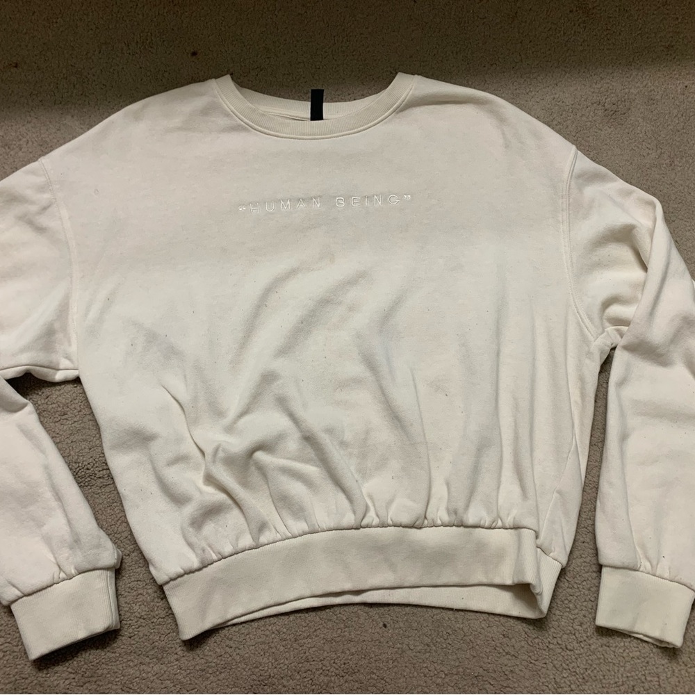 “Human Being” sweatshirt crewneck